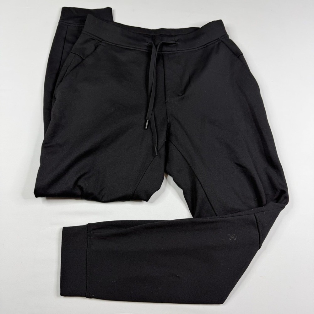 Lululemon City Sweat Joggers Mens Medium Black Wool Blend Athletic Pants
